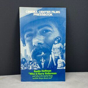 Vintage Pressbook 1971 Who Is Harry Kellerman Dustin Hoffman Cinema Center Films